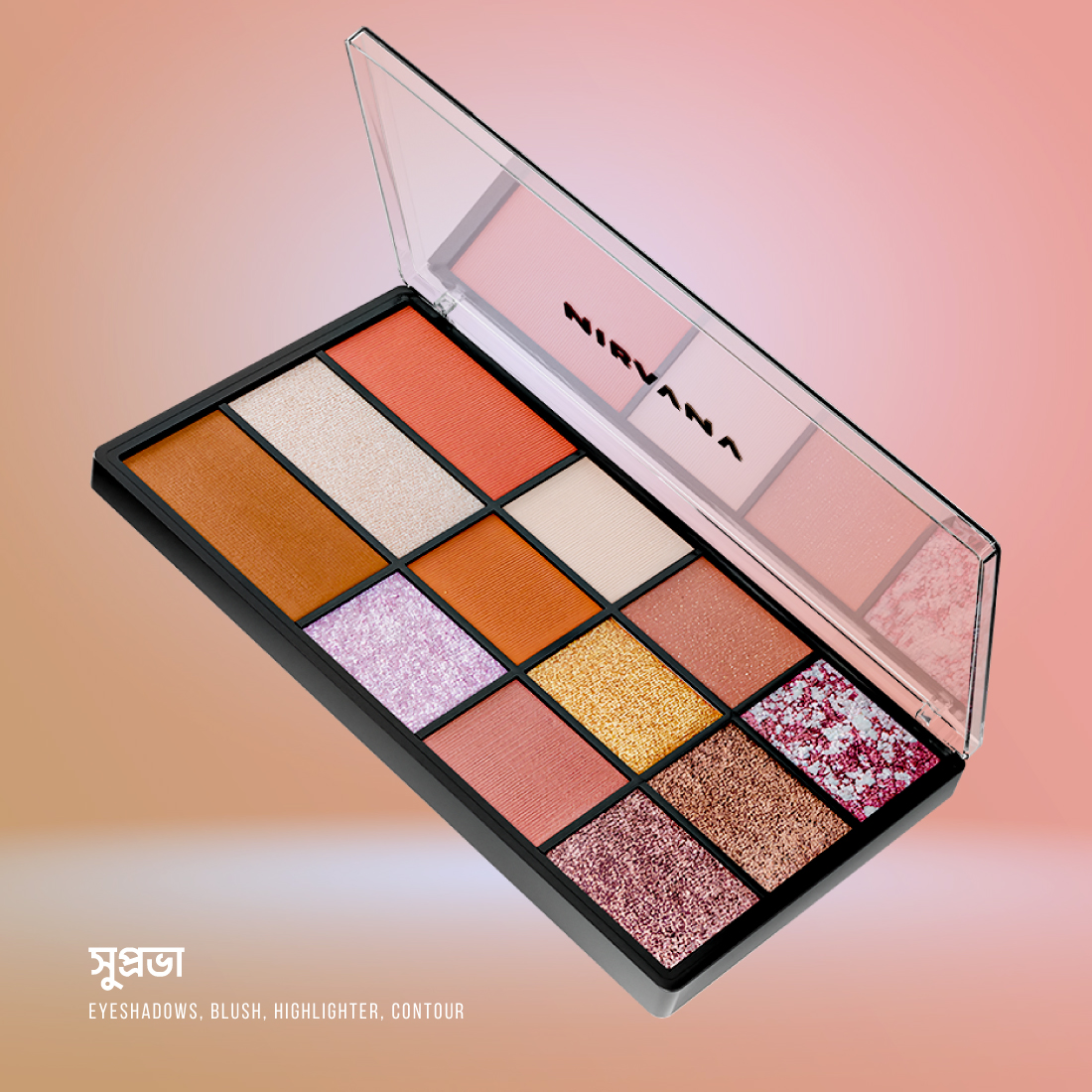 NIRVANA Color Eye and Face Palette SUPROBHA (সুপ্রভা)